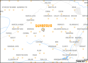 map of Dumbrava