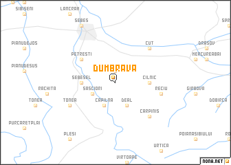 map of Dumbrava