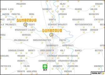 map of Dumbrava