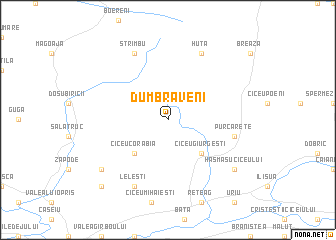 map of Dumbrăveni