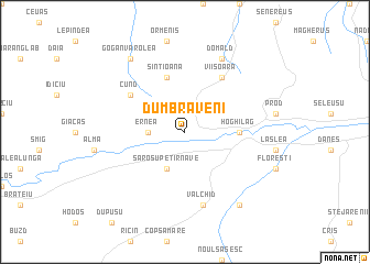 map of Dumbrăveni