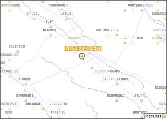 map of Dumbrăveni