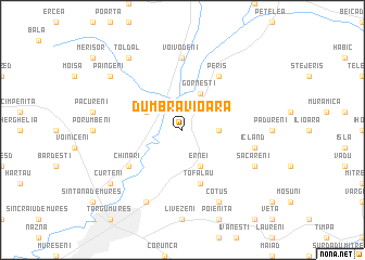 map of Dumbrăvioara