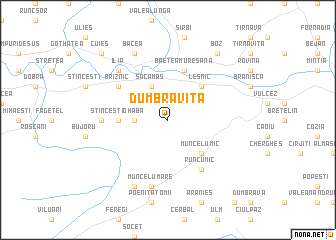 map of Dumbrăviţa