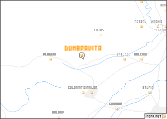 map of Dumbrăviţa