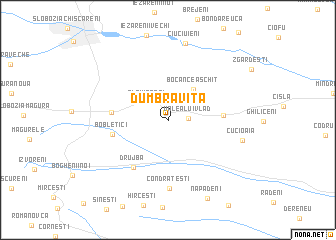 map of Dumbrăviţa