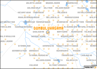 map of Dumbuluwagama