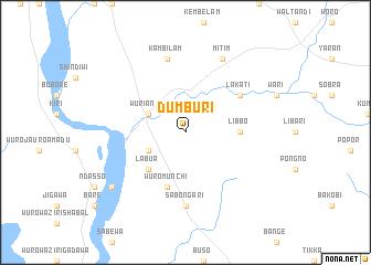 map of Dumburi