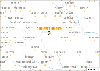 map of Dumeştii Vechi