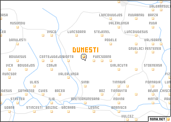 map of Dumeşti