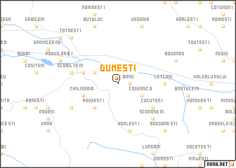 map of Dumeşti