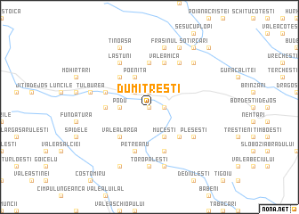 map of Dumitreşti