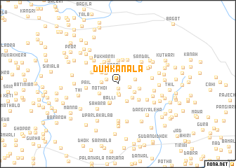 map of Dūmkānāla