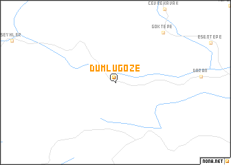 map of Dumlugöze