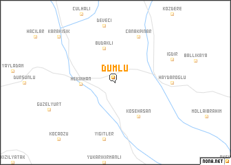 map of Dumlu