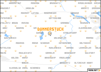 map of Dümmerstück