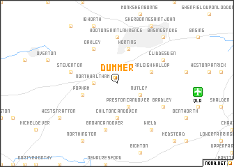 map of Dummer