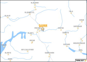 map of Ḑumm