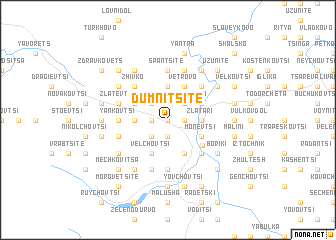 map of Dumnitsite