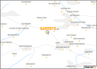 map of Dumnoye