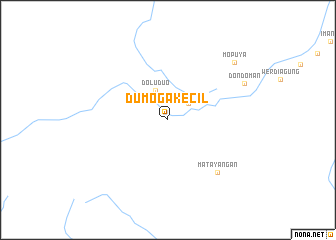 map of Dumoga Kecil