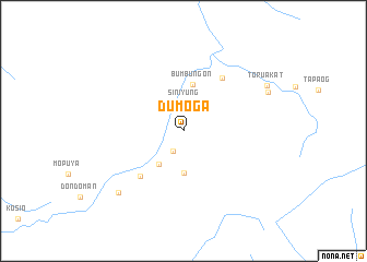 map of Dumoga