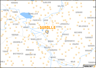 map of Dumollë