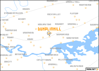 map of Dumplin Mill