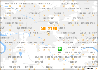 map of Dümpten