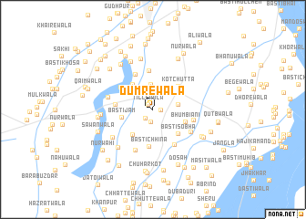 map of Dumrewāla