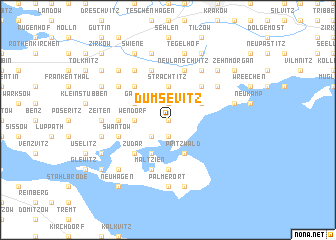 map of Dumsevitz