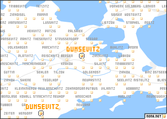 map of Dumsevitz