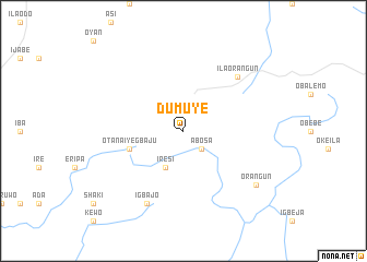 map of Dumuye