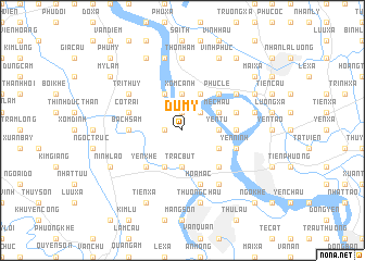 map of Du Mỹ