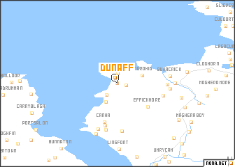 map of Dunaff