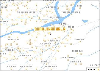 map of Dūna Jīwanwāla