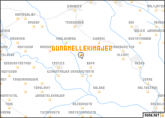 map of Dunamelleki Majer