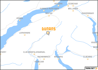 map of Dunans