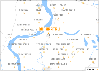 map of Dunapataj