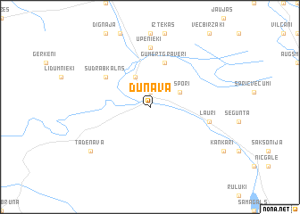 map of Dunava