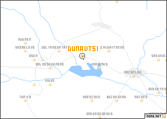 map of Dunavtsi