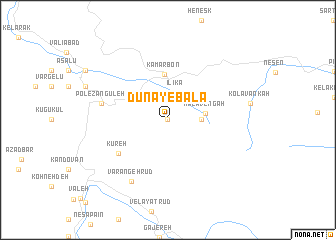 map of Dūnā-ye Bālā