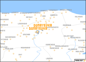 map of Dunayevka