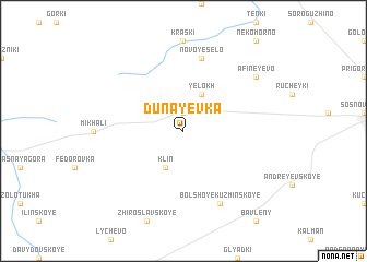 map of Dunayevka