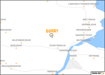 map of Dunay