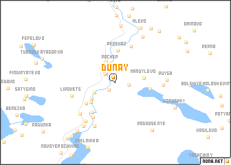 map of Dunay