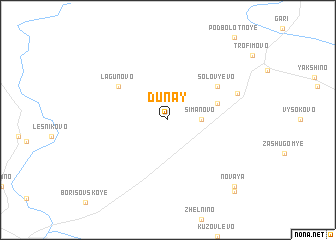 map of Dunay