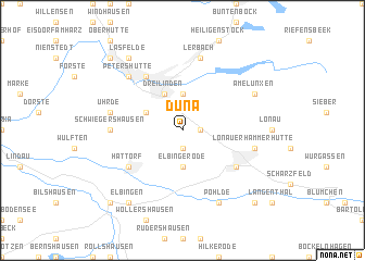 map of Düna