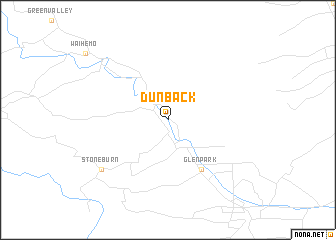 map of Dunback