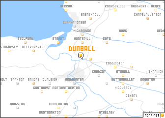 map of Dunball